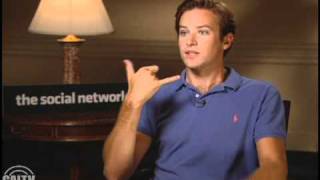 CalTV Features quotThe Social Networkquot with Armie Hammer [upl. by Ruelu]