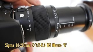 Sigma 18200mm f3563 OS Macro C lens review with samples [upl. by Bittner]