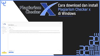 Cara download dan install plagiarism checker x di windows [upl. by Thomasina834]