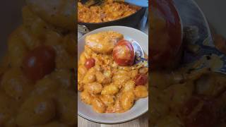 Creamy Tomato Gnocchi shorts pasta fyp food cooking recipe [upl. by Heid660]