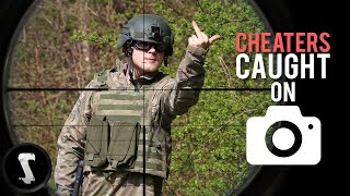 Very Angry Airsoft Cheaters vs 500 FPS Sniper Headshots [upl. by Darren]