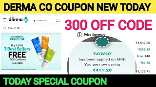 derma co coupon new today  the derma co discount  300 off code [upl. by Gunilla]