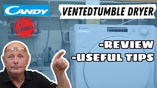 Tumble dryer vented review Candy CSEV9DF Hoover HLEV9LF [upl. by Rosella]