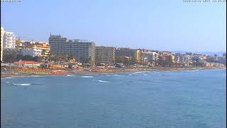 Time lapse  Live Webcam in Benalmadena Puerto Marina Costa del Sol  Andalusia  Spain [upl. by Toby703]