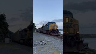 csx M218 Southbound with YN2 Loco Pair 503 and 339 and MP724 384 Axles 962024 [upl. by Ainimreh825]