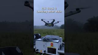 Can the DJI Dock 2 Handle Wet Conditions Watch Its Impressive Landing 📹 Halorobotics [upl. by Eetnuahs]