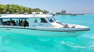 maldives Ride to Bandos Island with speed boat 🚤 Maldives 🇲🇻 [upl. by Foley]