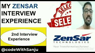 Zensar Technologies Interview Experience  Zensar Interview Question  80 to 90 hike [upl. by Bendicty]