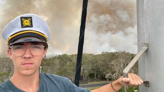 BUSHFIRE Comes CLOSE to my boat Sailboat Restoration 5 [upl. by Glassco750]