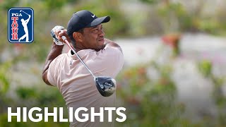 Tiger Woods makes his return during Round 1 at Hero  2023 [upl. by Aryl]