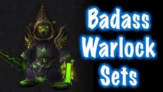 10 Badass Male Warlock Transmog Sets 1 World of Warcraft [upl. by Merrili]