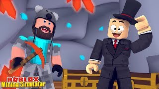 SIR MINES A LOT EVENT QUESTS  Mining Simulator  ROBLOX [upl. by Atorod982]