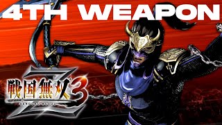 Samurai Warriors 3Z  Hanzo Hattoris 4th Weapon Guide [upl. by Aronael]