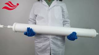 PTFE purification column new material chemical customization model [upl. by Anelrats]