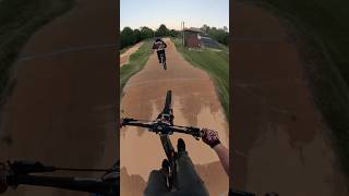 Dirtjumper amp Downhill MTB on a Bmx Track 😳 bmxracing music mtb graudebike [upl. by Tihom]