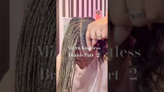 Micro Knotless Braids Ash Blonde  Part 2 [upl. by Aruabea493]