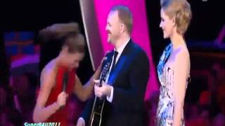 Stefan Raab wird geschlagen beim Satellite Song [upl. by Ennyrb455]