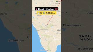 Nepal to Maldives flight route explore live flight route explore excelbytesized travel vlog [upl. by Nisaj24]