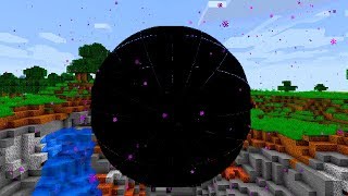 EU FIZ UM BURACO NEGRO no MINECRAFT [upl. by Einaffets]