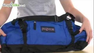 Jansport Duffelpack 60cm  wwwsimplyhikecouk [upl. by Neirual]