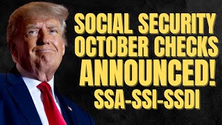 Social Security October Payments COMING SOON SSA SSI SSDI October Payment Schedule [upl. by Biron665]