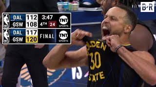 Steph Curry Scores Warriors Final 12 Points in WILD Ending vs Mavs [upl. by Ettenrahc]