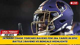 JaMarr Chase Torches Ravens for 264 Yards in Epic Battle  Ravens vs Bengals Highlights [upl. by Caundra]