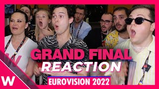 Eurovision 2022 Live reaction to grand final results [upl. by Jocko]