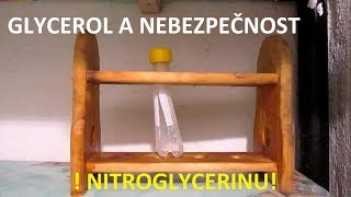 Glycerol  vlastnosti reakce využití  a nebezpečnost nitroglycerinu [upl. by Annaili]