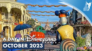 📅 A Day in Disneyland Paris October 2023 [upl. by Saucy678]