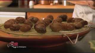 Recette  Marrons glacés dEdith  Les carnets de Julie  La route de la châtaigne [upl. by Alekahs]