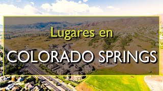 Colorado Springs Los 10 mejores lugares para visitar en Colorado Springs Colorado [upl. by Ann-Marie555]