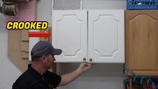 How To Align  Adjust Cabinet Door Hinges European style hinges [upl. by Ailehs]