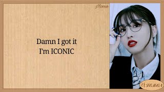 TWICE ICON Easy Lyrics [upl. by Clare]