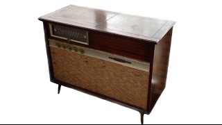 1958 RCA Victor Stereo Orthophonic Dual Amplifier Console PART 1 [upl. by Leonelle563]