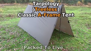 Tarpology  Treeless TwoPole Classic AFrame Tent [upl. by Hertha]