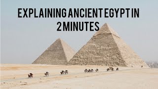 Ancient Egypt explained in 2 minutes [upl. by Minetta]