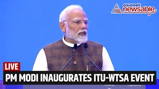 LIVE 🔴 PM Narendra Modi Inaugurates ITU World Telecommunication Standardization Assembly [upl. by Feerahs]