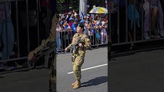 Desfile Militar de El Salvador elsalvador pupusas pulgarcitodeamerica [upl. by Laforge826]