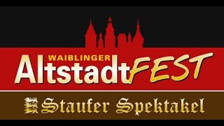 Kurzfilm Altstadtfest Waiblingen 2023 kurz vor und nach der Eröffnung [upl. by Ayim653]