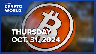 Bitcoin retreats to 70000 to close out October CNBC Crypto World [upl. by Dombrowski730]