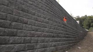 28 Foot Tall Retaining Wall [upl. by Lenore]