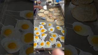 Egg Roti Canai with Chicken  Malaysian Street Food [upl. by Michaella981]