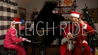 Sleigh Ride Cello  Piano Cover  Brooklyn Duo [upl. by Dorry]