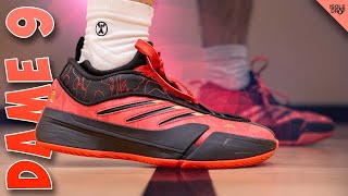 Adidas BEST HOOP SHOE Adidas Dame 9 Performance Review [upl. by Ransell280]