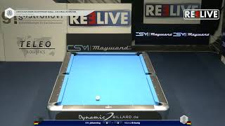 Nils Johanning vs Marco Bräunig DIENSTAGSTURNIER 8BALL  3102024 BF Bremen [upl. by Aleahc]