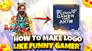 How to make logo like funny gamer 420 Akib in bangla  how to make gaming logo funnygamer420akib1 [upl. by Eboh]