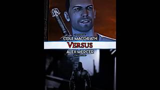 cole macgrath vs alex mercer🔥🐐👑 [upl. by Eustashe]