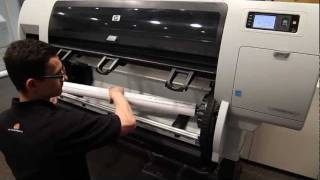 HP DesignJet T7100  printer review  Produkcyjny Ploter CADGIS [upl. by Bel]