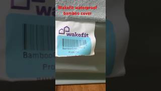 wakefitmattress cover Wakefit bamboo mattress protector waterproof antibacterial 1529 on amazon [upl. by Atilrak]